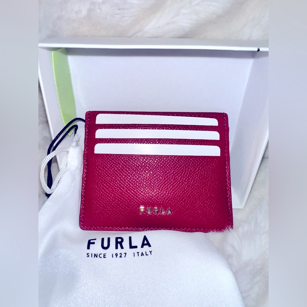 Furla Red Card Holder